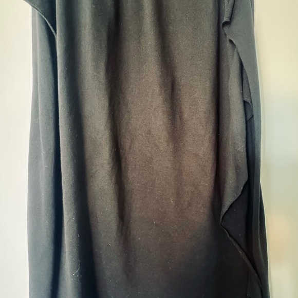 Yohji Yamamoto Black Midi 2pc skirt set, Unique Design, stretchy fabric M - Picture 13 of 16
